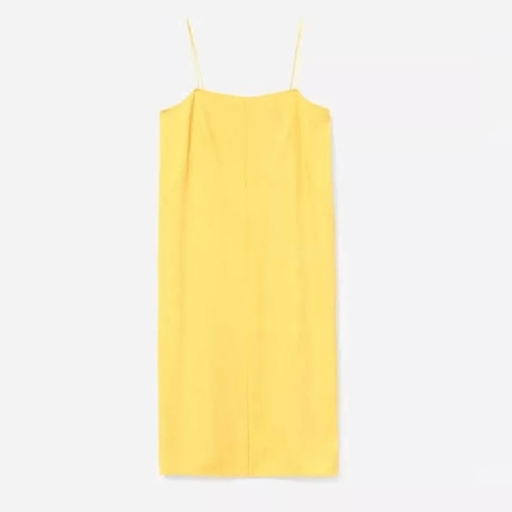 Everlane Japanese GoWeave Cami Slip Dress Yellow